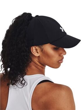 Under Armor Black Ponytail Baseball Cap